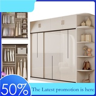 Lla2 Sliding Door Solid Wood Wardrobe Multifunctional Combination Storage Cabinet Organizer Nixianji