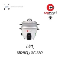 DEKKA 1.8L ELECTRIC RICE COOKER RC-220 PERIUK NASI
