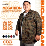 Jumbo Army Parka Jacket xxxl xxxxl Oversized Parachute Jacket 6xl 7xl 8xl