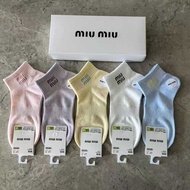 New Ladies Crew Cut Solid Color Silk Socks - Lightweight & Anti-Slip