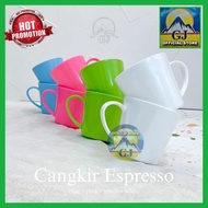 Espresso COFFEE Cup/Plastic Drinking Glass SET Thick Colorful(GJOFCL)