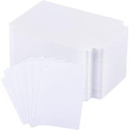 50 Pcs Trading Card Dividers Plastic Card Dividers, Frosted Separator with Tabs Standard Vertical Co