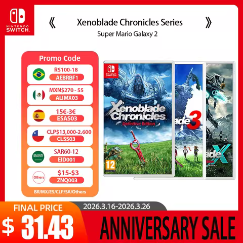 Xenoblade Chronicles Series - Nintendo Switch Game Deals Physical for Nintendo Switch OLED Switch Li