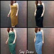 TM1 OLV/sing dress/ allsize fit to L/ am am warna