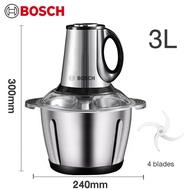 BOSCH เครื่องบดเนื้อ เครื่องบดอาหาร เครื่องบดสับ 550W ความจุใหญ่ เครื่องบดหมูบด เครื่องปันพริก เครื่องผสมอาหาร เสียงรบกวนต่ำ ถอดง่ายที่ทำความสะอาด