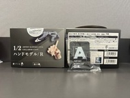 [全新日版] 1 套 2 款 SO-TA ARTIST SUPPORT ITEM COLLABORATION 1/2 手掌模型/R 右手 盒玩