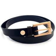 Wood Belt Serengeti Brave 300 - Maple Wood Black Split Leather Belt
