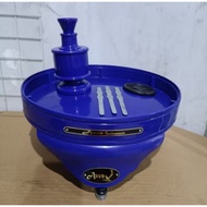 PVC Lovebird Cage Thickness D 33cm Full Rubber Feet Free Clamp