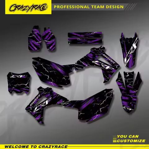 Motocross Background Graphics Decals Sticker Kit For HONDA CRF250 CRF 250 2014 2015 2016 2017 CRF450