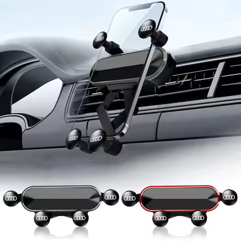 Gravity Car Phone Holder Air Vent Clip Smartphone Stand For Audi A6 Q3 A3 B5 B6 B7 B8 B9 Q7 8P A5 A4