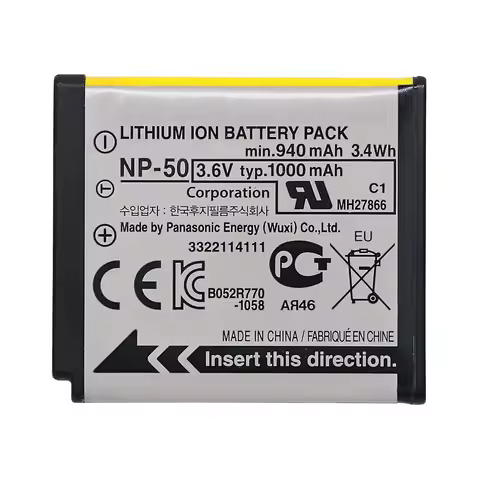 New Original NP-50 NP50 Battery for Fujifilm FinePix F70EXR F75EXR F80EXR F85EXR F100FD F200EXR F300