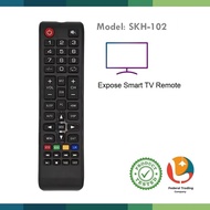 Replacement TV EXP0SE Remote Control Penggantian Alat Kawalan Jauh TV LED Expose Brand