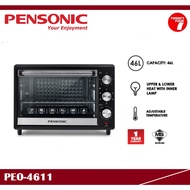 PENSONIC Electric Oven 3D Diamond Surface Inner Wall (46L) | PEO-4611