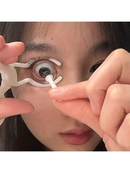 隱形眼鏡輔助器,1入非常方便的眼蓋支撐工具,插入和取出工具能提高舒適感和準確性,旅行方便攜帶,易於插入或拆除隱形眼鏡