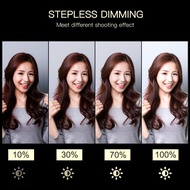 phoenixshop DAUZ Camera Circle Fill Lights LED Light 6 Inch Dimmable for Live Stream Makeup Video Ph