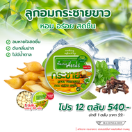 12 ตลับ ลูกอมกระชายขาว อมรินทร์ เฮิร์บ (Krachai Candy Amarin Herbs)