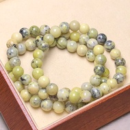 Natural Lemon Howlite Bracelet 8mm - Lemon Glow and Dream