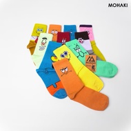 SPONGEBOB MOTIF SOCKS PREMIUM ADULT CARTOON SOCKS