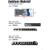 Toyota Hybrid EMBLEM LOGO HYBRID EMBLEM LOGO FOR HYBRID TOYOTA TRD Toyota CAMRY Toyota Prius