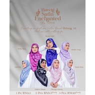 Tudung Bawal Satin Enchanted Bidang 50