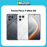 Tecno Pova 7 Ultra 5G [256GB ROM+12GB RAM |144Hz 1.5K AMOLED | Dimensity 8350 Ultimate] - 1 Tahun Ja