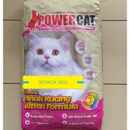Power cat kitten original 7kg / 3.5kg / 4kg REPACK cat food makanan kucingTQ...
