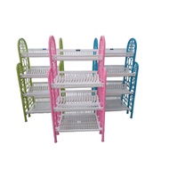 Rak Piring Plastik Lucky Star Serbaguna |4 Tier Dish Rack 4 Susun