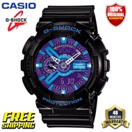 G-Shock นาฬิกาสปอร์ตสำหรับผู้ชายนาฬิกา GA110 LED สองแสดงเวลา200ม. กันน้ำกันกระแทกและกันน้ำได้ World 