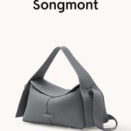 [Ready Stock] Songsong Bag Eaves Bag Small Size Hanging Ear hobo Cowhide Handbag Crossbody Bag hobo 