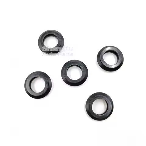 5Pcs Car Engine Oil Outlet Pipe Seal Plastic Black Fuel Oil Seal Pipe for Range Rover Land Rover Dis