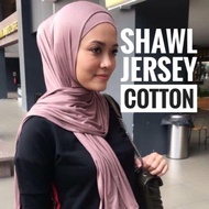 New ironless Shawl tudung Cotton shawl cotton Jersey Premium | Shawl Malas shawl jersey | Brooch |