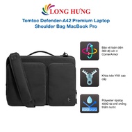 Shockproof Bag Tomtoc Defender-A42 Premium Laptop Shoulder Bag MacBook Pro - Genuine product