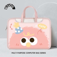bag laptop bag VISION Pink Fur Ball Laptop Bag Women's New Portable Suitable for Apple macbook15 Point 6 Inch Air13.3 Huawei Lenovo 14 Liner Pro Protective Cover