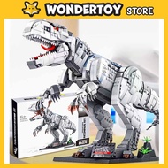 Lego Dinosaur World Jurassic Park Indominus Rex 2108 PCS No.611002 24cm High - Lego Dinosaur T-Rex