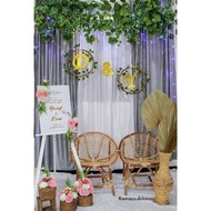 Dekorasi Lamaran Backdrop Variasi/Dekorasi Lamaran/Akadnikah Lamaran