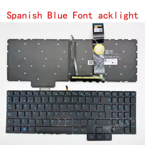 XIN-Spanish Backlit Keyboard for Lenovo IdeaPad Gaming 3-15IMH05 3-15ARH05 3-15ACH05 15ARH05 15ACH 3