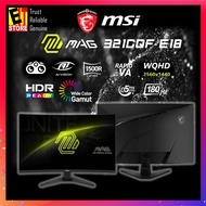 MSI Monitor MAG 321CQF E18 Curved Gaming 32" IPS 2560x1440 WQHD /180Hz /1MS /FREE SYNC/ 3YR WARRANTY