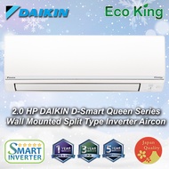 Split Type Aircon 2.0hp Inverter Daikin 2.0hp D-Smart Queen Series R32 Refrigerant FTKC50TVM / RKC50