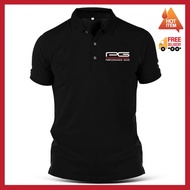 PG Performance Gear Embroidery Golf Sports Casual Polo T Shirt Sportwear Baju Cotton Unisex T-Shirt 