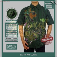 Batik NU Lurik Hem Lurik NU Kemaja Lurik NU Kemeja Lengan Pendek NU Nahdlatul Ulama Batik NU LPNU