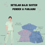 Nurse Uniform S, M, L, XL/ Nurse Uniform / Nurse Uniform Short & Long Nurse Uniform