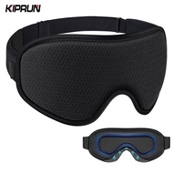 KIPRUN 3D Memory Sleep Eye Mask,  100% Blackout Sleep Mask for Women Men,  Soft & Comfortable Sleepi