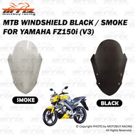 MTB WINDSHIELD SMOKE / BLACK FOR YAMAHA FZ150i (V3)