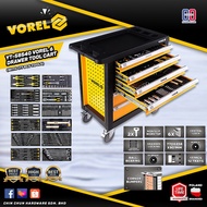 Vorel/Yato 177pcs YT-58540 6 Drawer Tool Cart|Trolley With Tools|Yato Drawer Tool Cart|Trolli Yato|抽屉推车|Chin Chun