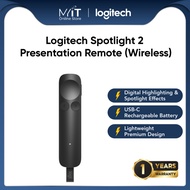 Logitech Spotlight 2 Presentation Remote, Wireless Presentation Clicker with Haptics, Digital Highli
