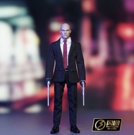 ‼️低價出售‼️ 閃回 閃回工作室 hitman 殺手 47 agent 47  1/12 6 inch 適合 mezco mafex shf 可動人偶 頭雕 西裝 素體