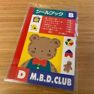 Sanrio 1997 年 絕版 Mr. Bear dream 贴纸簿一本