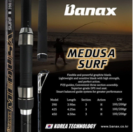 joran pancing laut. karang sambung 3 Banax medusa 390. 420. 450