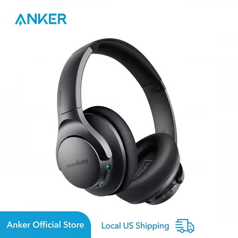 Soundcore Anker Life Q20 Hybrid Active Noise Cancelling, Wireless Over Ear Bluetooth Headphones, 60H