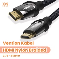 Vention High Speed Nylon Braided HDMI Cable v2.0 4K VAA-B05 1.5m / 2m